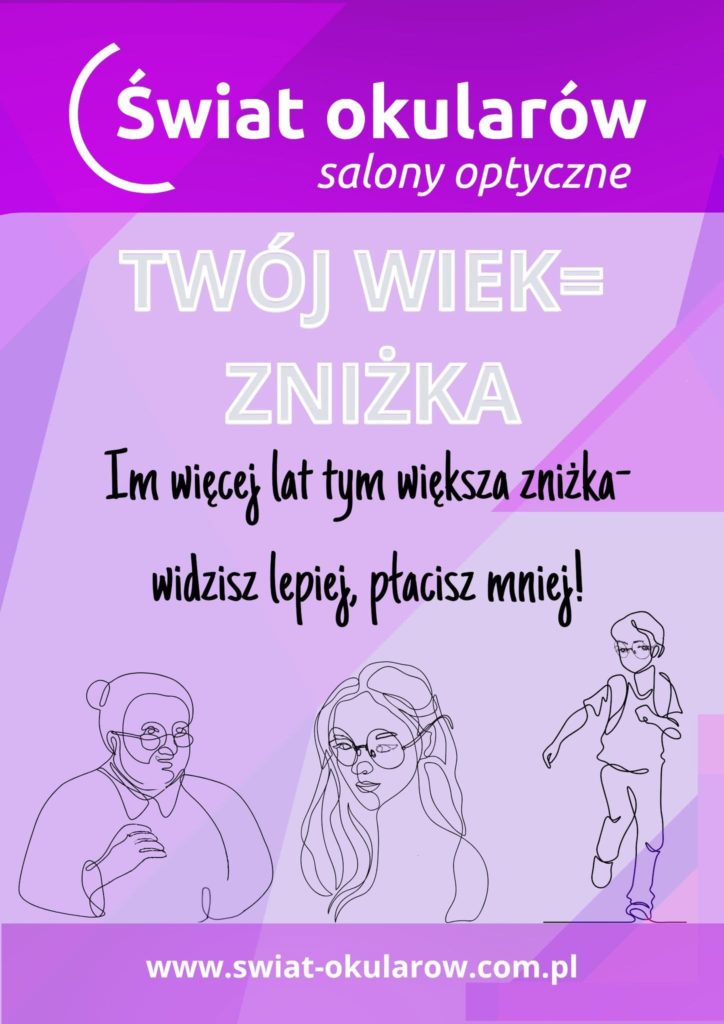 Świat Okularów – optyk, badanie wzroku – Bydgoszcz, Toruń – Od lat zapewniamy Ci jasność widzenia