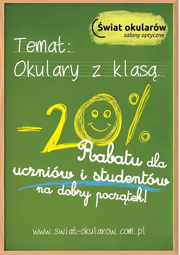 Nowy rok szkolny to idealny moment na nowe okulary!